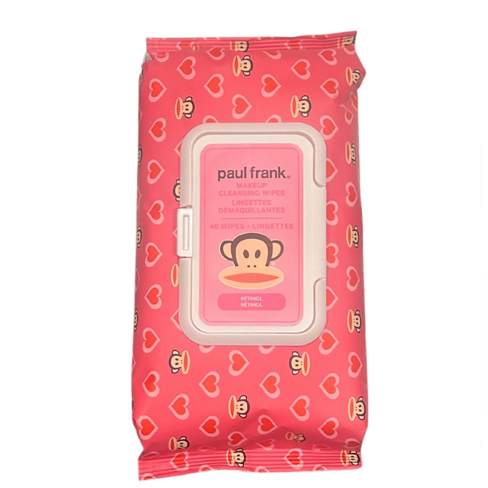 Paul Frank Makeup Cleansing Wipes | Set of 2 Packs | Retinol & Aloe | New - Picture 5 of 7